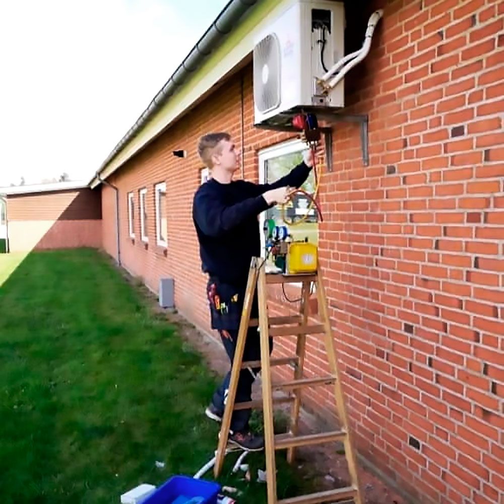 Varmepumpe installation